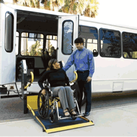school bus wheelchair