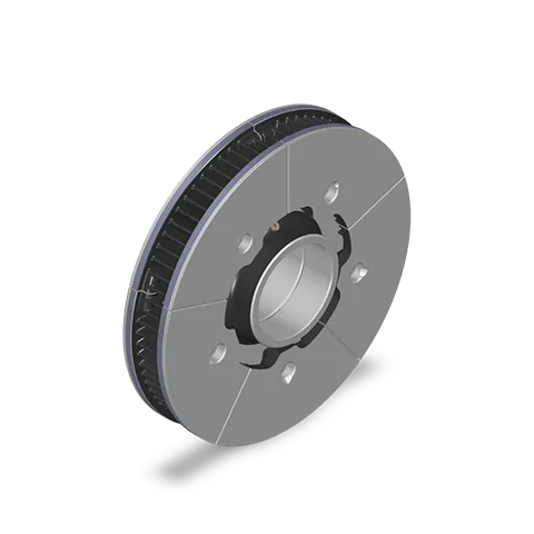 Segmented Axle Mounted Disc