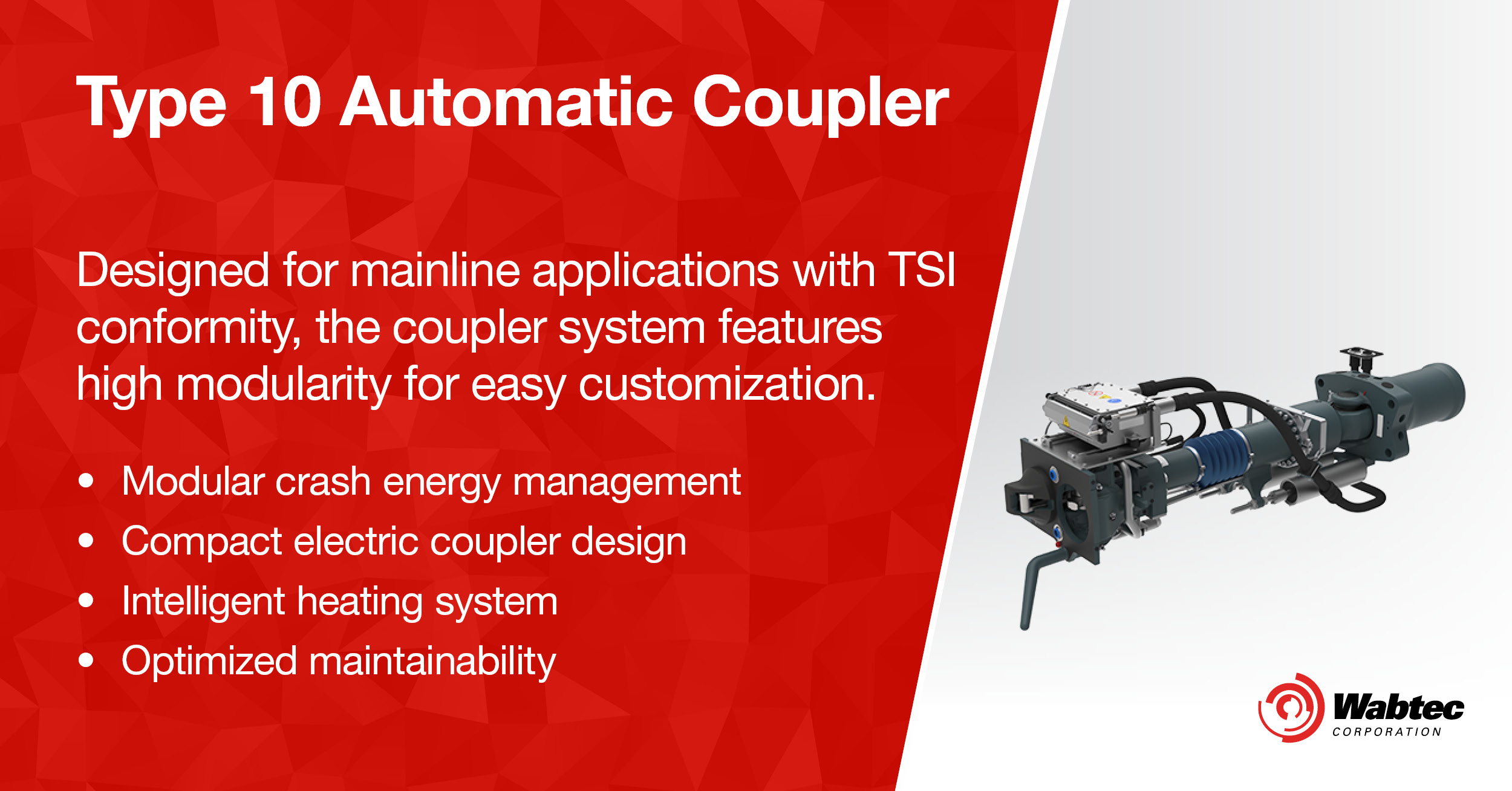 Type 10 Automatic Coupler Wabtec Corporation